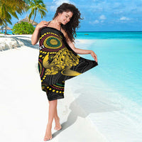 Vanuatu Personalized Aboriginal Arts Sarong Turtle and Iguana Special - Polynesian Pride