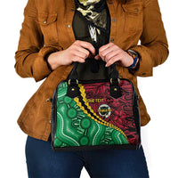 Vanuatu Personalized Tribal Shoulder Handbag Aboriginal Inspired Mix Style - Polynesian Pride