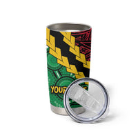 Vanuatu Personalized Tribal Tumbler Cup Aboriginal Inspired Mix Style - Polynesian Pride