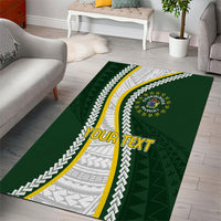 Cook Islands Rugby Personalized Avaiki Area Rug GO Kuki