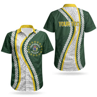Cook Islands Rugby Personalized Avaiki Couples Matching Summer Maxi Dress and Hawaiian Shirt GO Kuki
