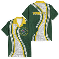 Cook Islands Rugby Personalized Avaiki Family Matching Mermaid Dress and Hawaiian Shirt GO Kuki