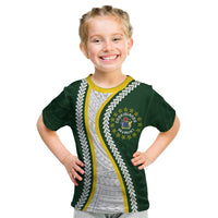 Cook Islands Rugby Personalized Avaiki Kid T Shirt GO Kuki