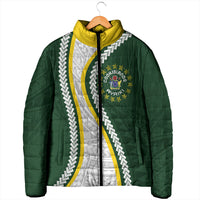 Cook Islands Rugby Personalized Avaiki Padded Jacket GO Kuki