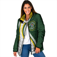 Cook Islands Rugby Personalized Avaiki Padded Jacket GO Kuki
