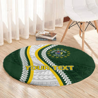 Cook Islands Rugby Personalized Avaiki Round Carpet GO Kuki