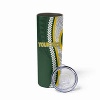 Cook Islands Rugby Personalized Avaiki Skinny Tumbler GO Kuki