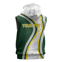 Cook Islands Rugby Personalized Avaiki Sleeveless Zip Hoodie GO Kuki