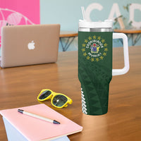 Cook Islands Rugby Personalized Avaiki Tumbler With Handle GO Kuki