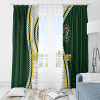 Cook Islands Rugby Personalized Avaiki Window Curtain GO Kuki