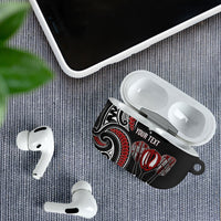 New Zealand Darts Personalized Hei Manaia AirPods Case Classic Kowhaiwhai