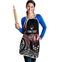 New Zealand Darts Personalized Hei Manaia Apron Classic Kowhaiwhai