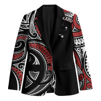 New Zealand Darts Personalized Hei Manaia Blazer Classic Kowhaiwhai
