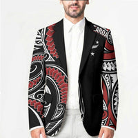 New Zealand Darts Personalized Hei Manaia Blazer Classic Kowhaiwhai