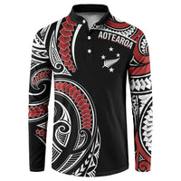New Zealand Darts Personalized Hei Manaia Button Sweatshirt Classic Kowhaiwhai