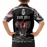 New Zealand Darts Personalized Hei Manaia Kid Hawaiian Shirt Classic Kowhaiwhai