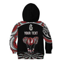 New Zealand Darts Personalized Hei Manaia Kid Hoodie Classic Kowhaiwhai