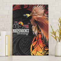 Papua New Guinea Canvas Wall Art Grunge Style 49th Independence Anni
