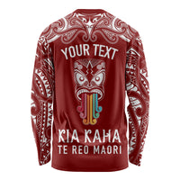 personalised-kia-kaha-te-reo-maori-long-sleeve-shirt-hei-tiki-mix-koru-red