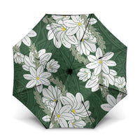 Ia Orana Tahiti Tiare Umbrella Sage Green Lei - Polynesian Pride