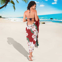 Ia Orana Tahiti Tiare Sarong Crimson Lei - Polynesian Pride