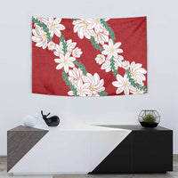 Ia Orana Tahiti Tiare Tapestry Crimson Lei - Polynesian Pride
