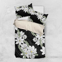 Ia Orana Tahiti Tiare Bedding Set Black Lei - Polynesian Pride