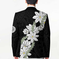 Ia Orana Tahiti Tiare Blazer Black Lei - Polynesian Pride