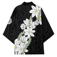 Ia Orana Tahiti Tiare Kimono Black Lei - Polynesian Pride
