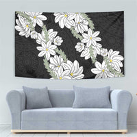 Ia Orana Tahiti Tiare Tapestry Black Lei - Polynesian Pride