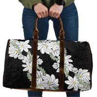 Ia Orana Tahiti Tiare Travel Bag Black Lei - Polynesian Pride