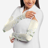 Ia Orana Tahiti Tiare Arm Sleeves Lemon Yellow Lei - Polynesian Pride