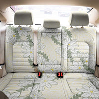 Ia Orana Tahiti Tiare Back Car Seat Cover Lemon Yellow Lei - Polynesian Pride