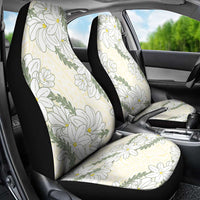 Ia Orana Tahiti Tiare Car Seat Cover Lemon Yellow Lei - Polynesian Pride