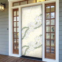 Ia Orana Tahiti Tiare Door Cover Lemon Yellow Lei - Polynesian Pride