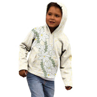 Ia Orana Tahiti Tiare Kid Hoodie Lemon Yellow Lei - Polynesian Pride