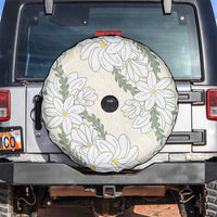 Ia Orana Tahiti Tiare Spare Tire Cover Lemon Yellow Lei - Polynesian Pride
