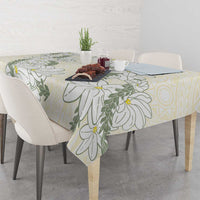 Ia Orana Tahiti Tiare Tablecloth Lemon Yellow Lei - Polynesian Pride