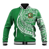 Tonga Liahona High School Personalized Baseball Jacket Ngatu Tokelaufeletoa Motifs