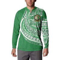 Tonga Liahona High School Personalized Button Sweatshirt Ngatu Tokelaufeletoa Motifs