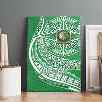 Tonga Liahona High School Personalized Canvas Wall Art Ngatu Tokelaufeletoa Motifs