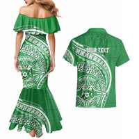Tonga Liahona High School Personalized Couples Matching Mermaid Dress and Hawaiian Shirt Ngatu Tokelaufeletoa Motifs