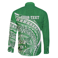 Tonga Liahona High School Personalized Family Matching Off The Shoulder Long Sleeve Dress and Hawaiian Shirt Ngatu Tokelaufeletoa Motifs