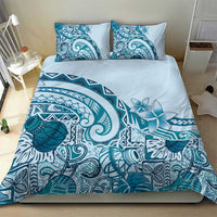 Aloha Hawaii Tapa Bedding Set Cool Turquoise Hawaiian Ipu - Polynesian Pride