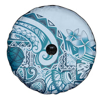 Aloha Hawaii Tapa Spare Tire Cover Cool Turquoise Hawaiian Ipu - Polynesian Pride