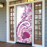Aloha Hawaii Tapa Door Cover Vibrant Fuchsia Hawaiian Ipu - Polynesian Pride