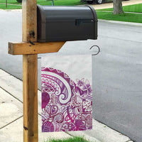 Aloha Hawaii Tapa Garden Flag Vibrant Fuchsia Hawaiian Ipu - Polynesian Pride