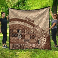 Samoa Mamanu Siapo Mocha Quilt Tatau Malie