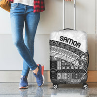 Samoa Mamanu Siapo Classic Black Luggage Cover Tatau Malie