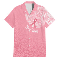 personalised-new-zealand-family-matching-off-shoulder-short-dress-and-hawaiian-shirt-pink-ribbon-tattoo-mix-silver-fern